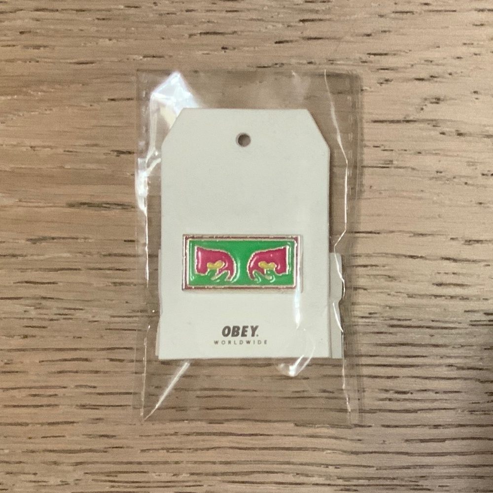 OBEY Eyes Pin